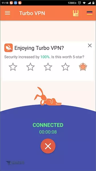 VPN подключен
